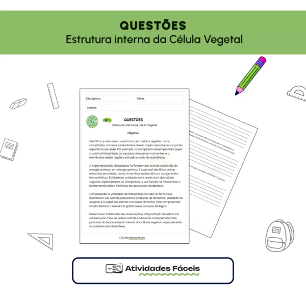 [BIO] Estrutura Interna da Célula Vegetal