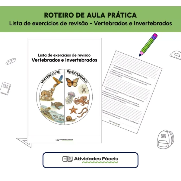 [BIO] - Roteiro de Aula Prática - Vertebrados e Invertebrados
