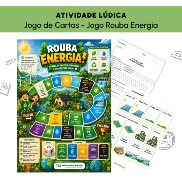 [FIS] - Jogo de Cartas - Jogo Rouba Energia